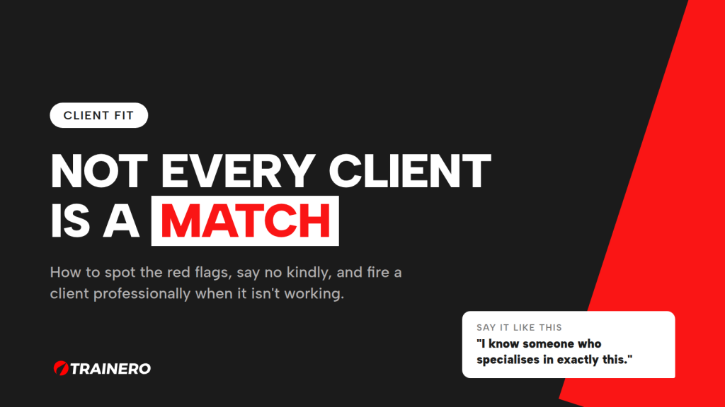 How to say no to a client – not every client is a match